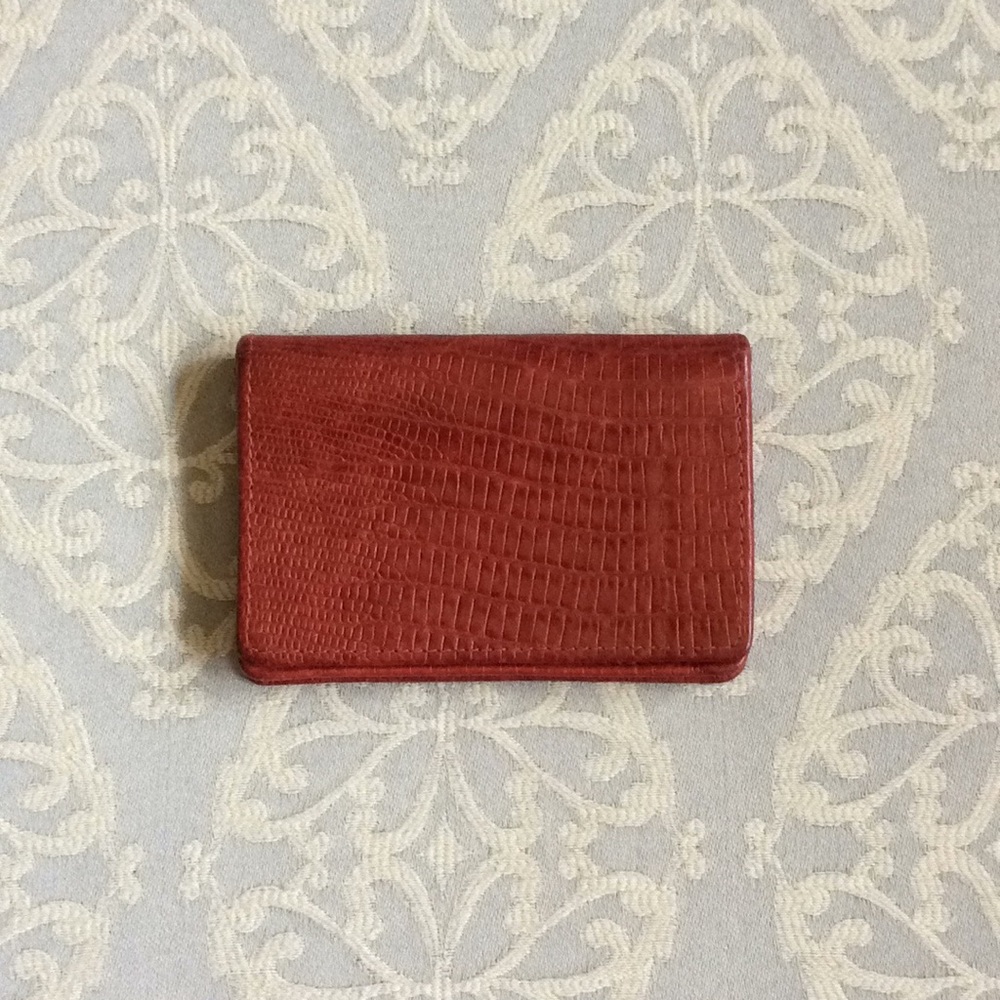 Filofax red cardholder